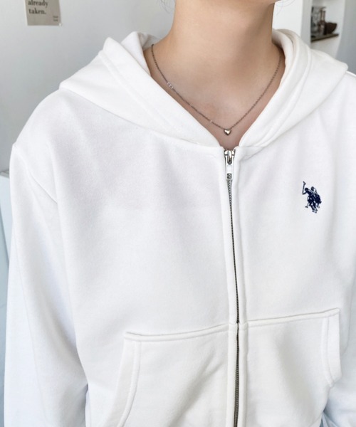 POLO ホワイト フード付きパーカー 楽天市場】ポロ ラルフローレン レディース パッチワーク