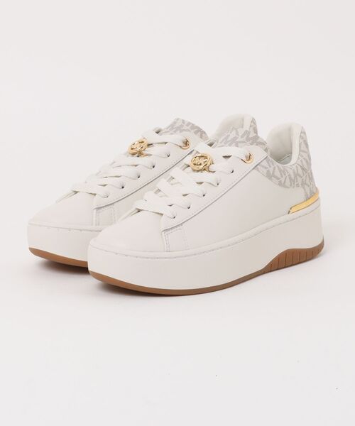 MICHAEL KORS ホワイト ゴールド スニーカー MICHAEL KORS（マイケルコース）の「《MICHAEL KORS》Jordana
