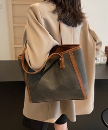 トートバッグ A4サイズ対応 肩掛け BAG シンプル フェミニン 女性 大容量 通勤 鞄