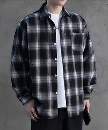 B.I.D. | 《Bz》オンブレチェックシャツ(シャツ/ブラウス)