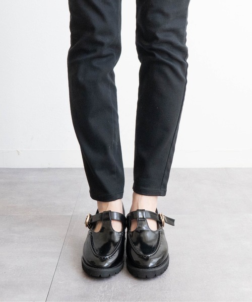 Fabby fabby（ファビィーファビィー）の「Tストラップローファー（ローファー・レディース・ブラック/ブラウン系その他・LARGE/MEDIUM/SMALL）」の5枚目の写真