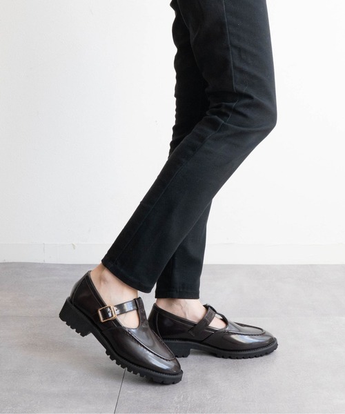 Fabby fabby（ファビィーファビィー）の「Tストラップローファー（ローファー・レディース・ブラック/ブラウン系その他・LARGE/MEDIUM/SMALL）」の9枚目の写真