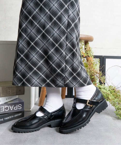 Fabby fabby（ファビィーファビィー）の「Tストラップローファー（ローファー・レディース・ブラック/ブラウン系その他・LARGE/MEDIUM/SMALL）」の16枚目の写真