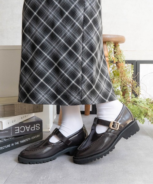 Fabby fabby（ファビィーファビィー）の「Tストラップローファー（ローファー・レディース・ブラック/ブラウン系その他・LARGE/MEDIUM/SMALL）」の18枚目の写真