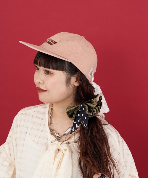 CIAOPANIC(チャオパニック)の「【Me+Me/ミープラスミー】ベロアドットリボンシュシュ(その他小物・レディース・カーキ/グレー・ONE SIZE)」の15枚目の写真