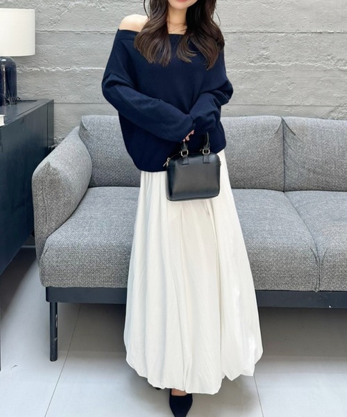 セール】2WAY ボートネック ニット（ニット/セーター）｜Ada.（エイダ