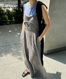 Ameri VINTAGEサロペット Ameri（アメリ）の「SIDE BUCKLE SALOPETTE（サロペット