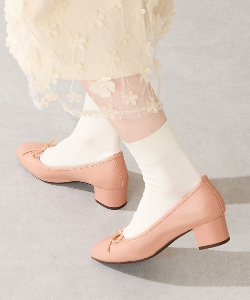 WA ORiental TRaffic（ダブルエーオリエンタルトラフィック）の「ヒールバレエパンプス/52306（パンプス・レディース・ブラウン/ピンク/ブラック・34/35/36/37/38/39/40/41/42）」の11枚目の写真