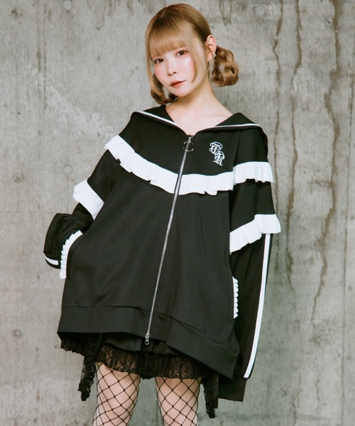 TRAVAS TOKYO/トラバス トーキョー』セーラーカラーフリルトラック