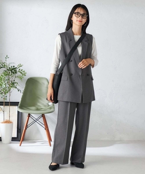 a.v.v（アーヴェヴェ）の「ワンハンドルA4トート（トートバッグ・レディース・ブラック/グレー系その他・38）」の13枚目の写真