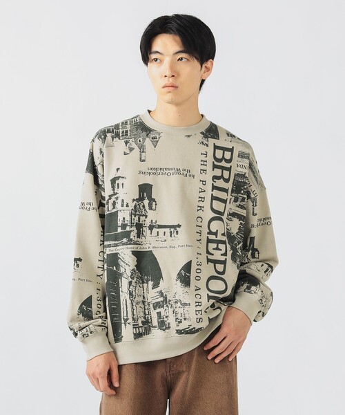 セール】【ユニセックス】アートグラフィック 総柄 スウェット