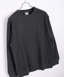 JEMORGAN / ジェーイーモーガン ビッグワッフル クルーネック ロンT