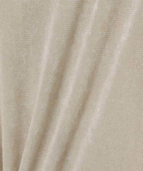 BAYFLOW(ベイフロー)の「シアーベロアプルオーバー(Tシャツ/カットソー・レディース・ブラック/オフホワイト/グレイッシュベージュ・FREE)」の16枚目の写真