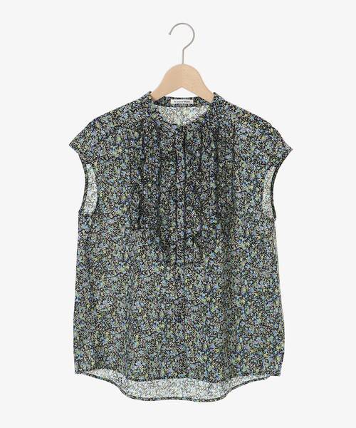 le.coeur blanc（ルクールブラン）の「《手洗い可能》リバティフロントフリルブラウス（シャツ/ブラウス・レディース・ブルー系その他2/レッド系その他2・38）」の21枚目の写真