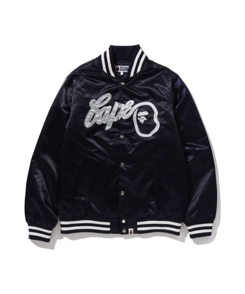 【新品未使用/正規品】a bathing ape bape ジャケット ブラック BAPE BASEBALL JACKET（ミリタリージャケット）｜A BATHING APE（ア