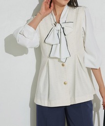 Pierrot（ピエロ）の「ラメタックジレ（ベスト）」