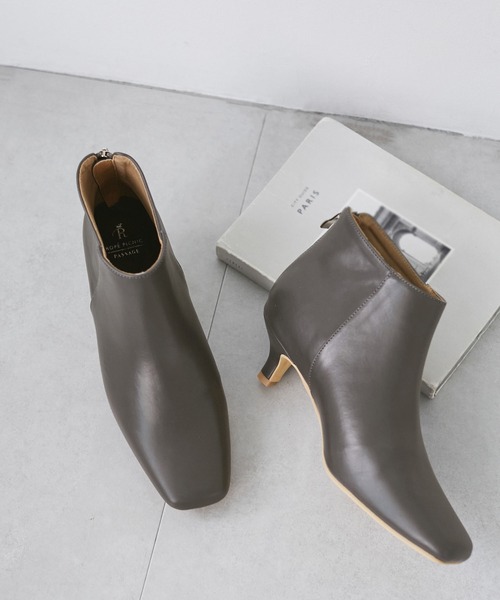 ROPE' PICNIC（ロペピクニック）の「ラインリフトショートブーツ（ブーツ・レディース・ブラック/グレー/ボルドー・23.0cm/23.5cm/24.0cm/24.5cm）」の3枚目の写真