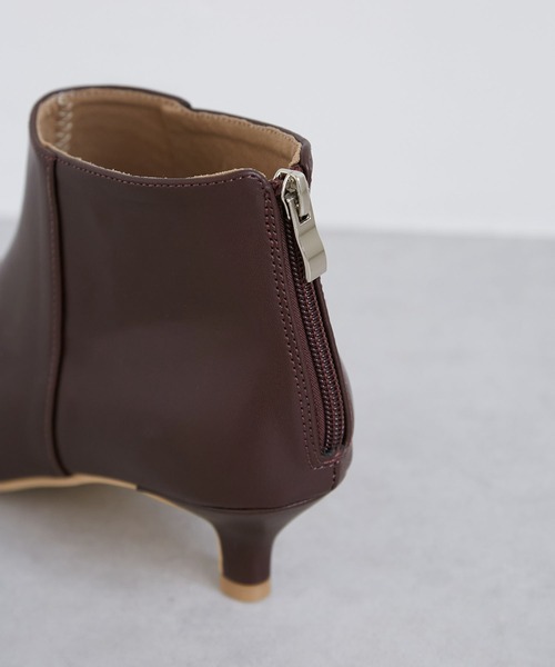 ROPE' PICNIC（ロペピクニック）の「ラインリフトショートブーツ（ブーツ・レディース・ブラック/グレー/ボルドー・23.0cm/23.5cm/24.0cm/24.5cm）」の13枚目の写真