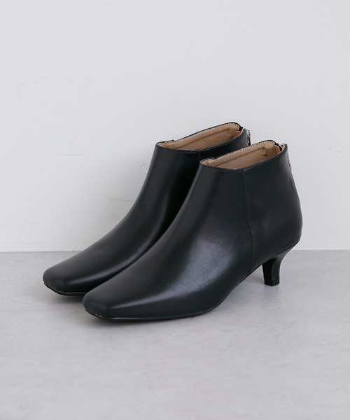 ROPE' PICNIC（ロペピクニック）の「ラインリフトショートブーツ（ブーツ・レディース・ブラック/グレー/ボルドー・23.0cm/23.5cm/24.0cm/24.5cm）」の17枚目の写真