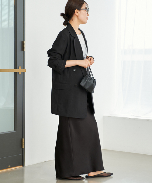 plage（プラージュ）の「《追加》vintage satin tight スカート（スカート・レディース・ブラック/ホワイト・38/36/34）」の16枚目の写真