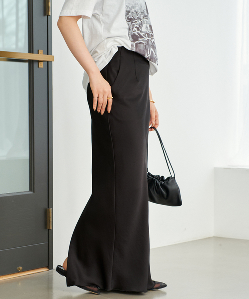 plage（プラージュ）の「《追加》vintage satin tight スカート（スカート・レディース・ブラック/ホワイト・38/36/34）」の21枚目の写真