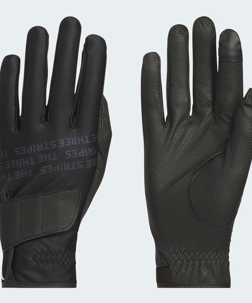 adidas(アディダス)の「ウォーム グローブ 25 ペア【adidas Golf/アディダスゴルフ】(手袋・メンズ・ダークグレー/ブラック/ブラック×レッド・LARGE/MEDIUM/SMALL)」の2枚目の写真