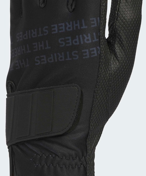 adidas(アディダス)の「ウォーム グローブ 25 ペア【adidas Golf/アディダスゴルフ】(手袋・メンズ・ダークグレー/ブラック/ブラック×レッド・LARGE/MEDIUM/SMALL)」の4枚目の写真