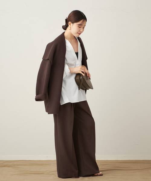 plage（プラージュ）の「Skipper Long シャツ（シャツ/ブラウス・レディース・ネイビー/サックスブルー/ホワイト・FREE）」の16枚目の写真