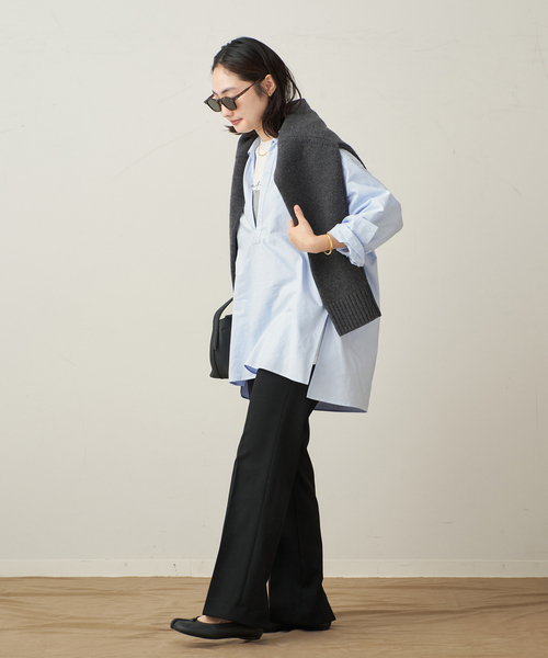 【試着のみ】Plage Skipper Long シャツ セール】Skipper Long シャツ（シャツ/ブラウス）｜Plage（プラージュ