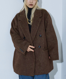 美品✨ アバハウスドゥヴィネット ベージュ チェスターコート フリンジ 高級 美品✨ アバハウスドゥヴィネット ベージュ チェスターコート
