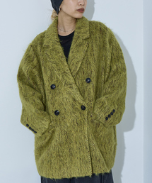 美品✨ アバハウスドゥヴィネット ベージュ チェスターコート フリンジ 高級 美品✨ アバハウスドゥヴィネット ベージュ チェスターコート