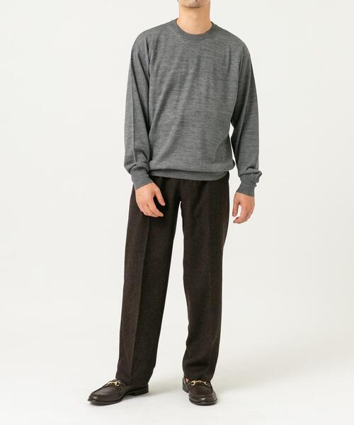 BRIEFING2024年新作未使用メリノウールセーターMチャコールメンズ、 BRIEFING2024年新作未使用メリノウールセーターMチャコールメンズ