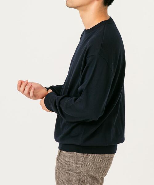 URBAN RESEARCH ROSSO MEN（アーバンリサーチロッソメン）の「イタリア糸メリノウールクルーニット（ニット/セーター・メンズ・ダークブラウン/ネイビー/グレー系その他/ブラック/グレー・MEDIUM/LARGE）」の22枚目の写真