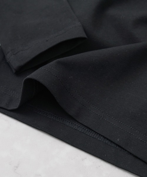 panpantutu（パンパンチュチュ）の「チュールリボントップ/ジュエリー(長袖)(80-130cm)（Tシャツ/カットソー・キッズ・ブラック/グレイッシュブルー/ピンク・90cm/120cm/80ｃｍ/100cm/110cm/130cm）」の6枚目の写真