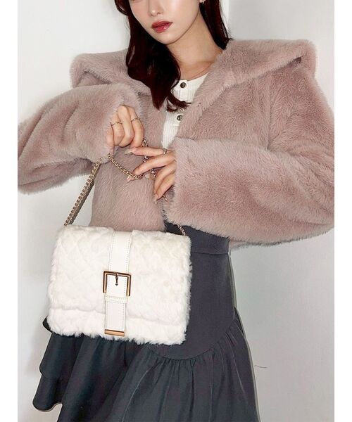 セール】フラッフィービッグカラーブルゾン（ブルゾン）｜RESEXXY