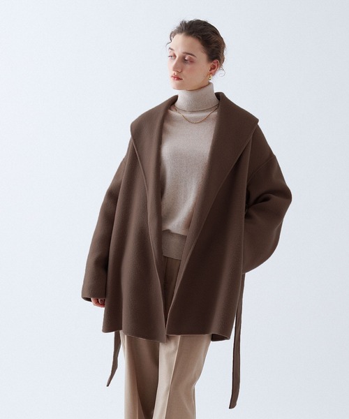 ウールメルトンミドルリバーコート（その他アウター）｜N.O.R.C