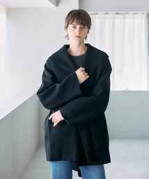 ウールメルトンミドルリバーコート