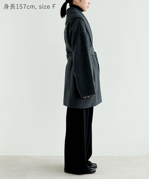 ウールメルトンミドルリバーコート（その他アウター）｜N.O.R.C