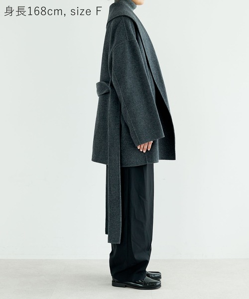 ウールメルトンミドルリバーコート（その他アウター）｜N.O.R.C