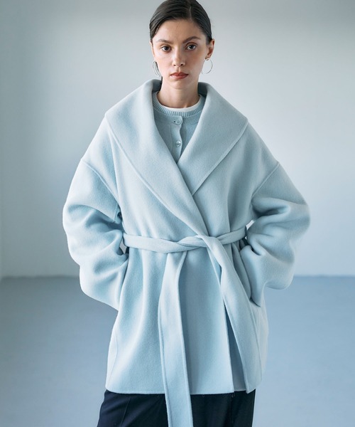 ウールメルトンミドルリバーコート（その他アウター）｜N.O.R.C