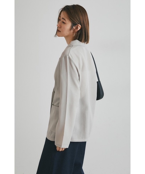 &. NOSTALGIA(アンドドットノスタルジア)の「メッシュテーラードジャケット(テーラードジャケット・レディース・ブラック/ベージュ・M)」の8枚目の写真