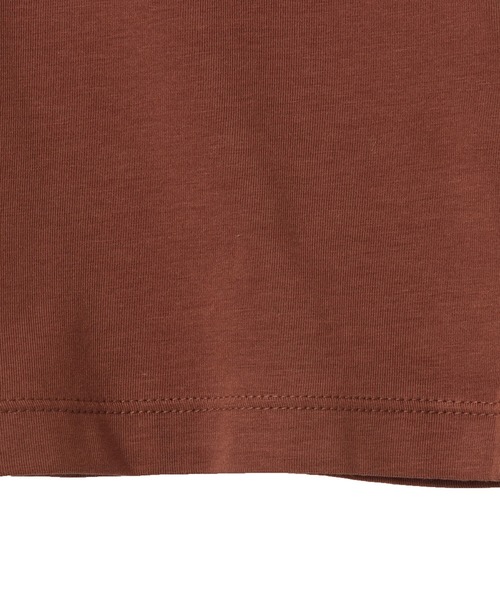 NIKE(ナイキ)の「NIKE AS W NSW NK CHLL KNT MOCK TEE / ナイキ ウィメンズ NSW CHLL KNT モック L/S Tシャツ 【SP】(Tシャツ/カットソー・レディース・ブラウン/ホワイト・L/M/S)」の9枚目の写真