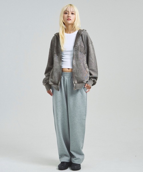 JACKROSE（ジャックローズ）の「B-TRS-Lips&Tongue ラインストーン-ZIPパーカー（パーカー・メンズ・ブラウン/グレー/ブラック・S/M/L）」の20枚目の写真