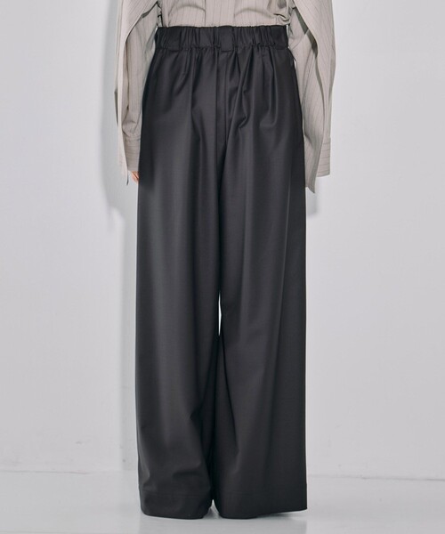 新作》Super120s Wool Relax Trousers｜ストレッチ/細見え/秋服