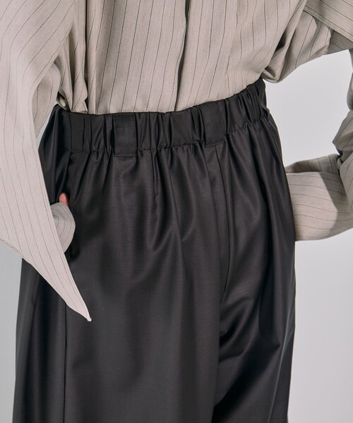 新作》Super120s Wool Relax Trousers｜ストレッチ/細見え/秋服