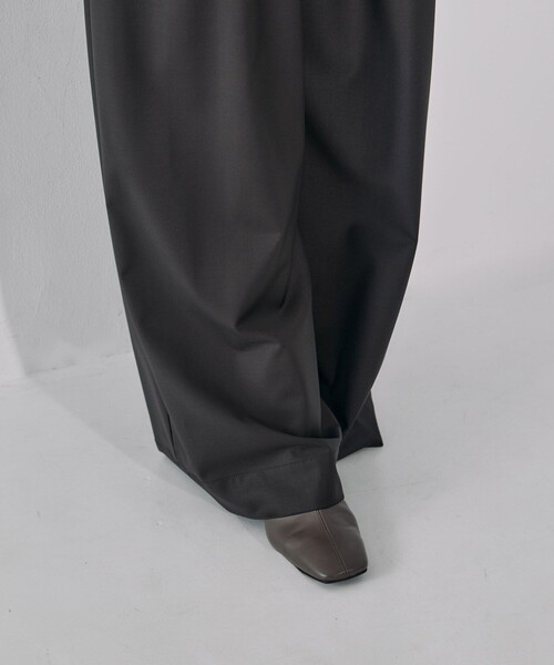 新作》Super120s Wool Relax Trousers｜ストレッチ/細見え/秋服