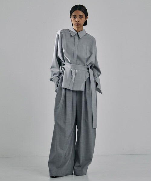 新作》Super120s Wool Relax Trousers｜ストレッチ/細見え/秋服