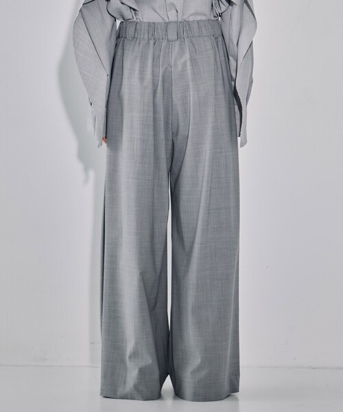 新作》Super120s Wool Relax Trousers｜ストレッチ/細見え/秋服