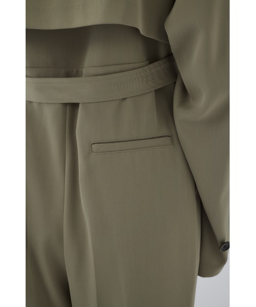 RIM.ARK(リムアーク)の「Trench detail all in one トレンチディティールオールインワン(つなぎ/オールインワン・レディース・ベージュ/ブラック/ライトカーキ・38/36)」の6枚目の写真