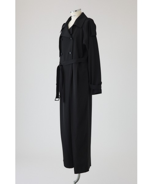 RIM.ARK(リムアーク)の「Trench detail all in one トレンチディティールオールインワン(つなぎ/オールインワン・レディース・ベージュ/ブラック/ライトカーキ・38/36)」の8枚目の写真